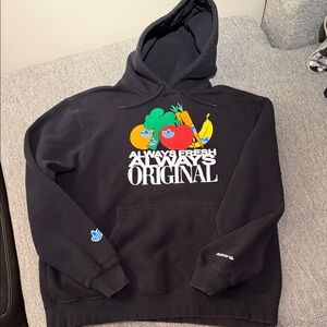 Adidas Black Hoodie ALWAYS FRESH/ORIGINAL